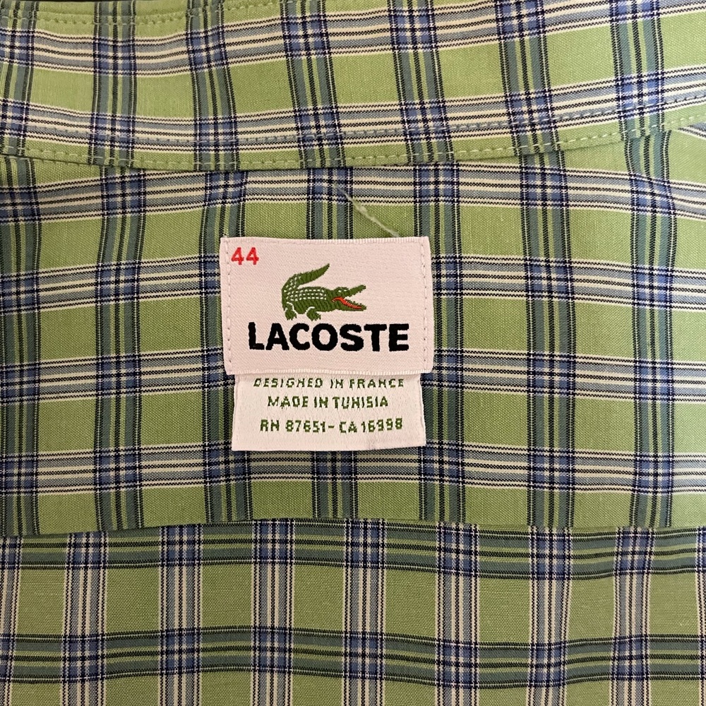 Lacrosse men's long sleeve regular Oxford shirt.